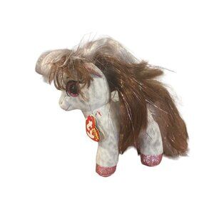 TY Beanie Boos  6" CINNAMON the Spotted Pony Plush Stuffed Animal Toy NWT